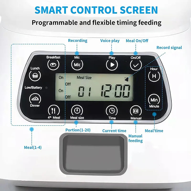 Smart Food Dispenser For  Pet