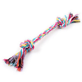 Pet Product for Dog Pet Supplies Puppy Dogs Cotton Linen Braided Bone Rope Clean Molar Chew Knot Play Toys Large Small Dogs Toys