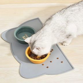Silicone Pet Mat Pet Food Feeding Pad Waterproof Dog Cat Bowl Food Mat Puppy Feeder Tray Water Cushion Placemat