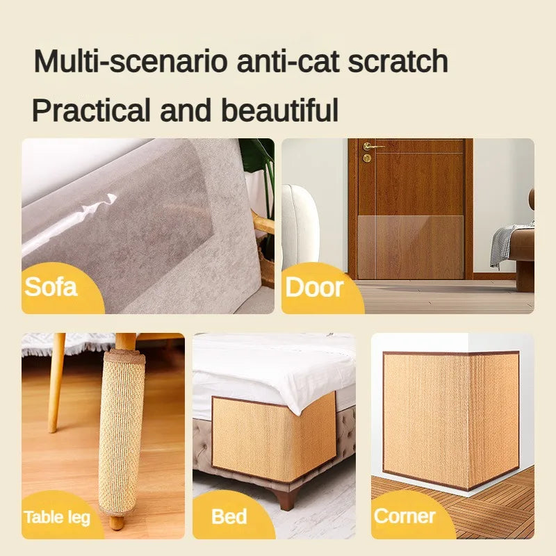 Couch Cat Scratcher Sofa Protection Artifact Cat Supplies Cat Scratch Board Pad Cat Scratching Post Send Nail Fixed Cat Toys