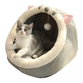 Deep Sleep Cat Bed Cartoon Pet Bed Foldable Removable Washable Pet Sleeping Bed for Small Dog Mat Bag Cave Cats Bed