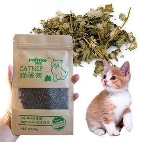 100% Natural Premium Catnip Cattle Grass Non-toxic Cat Menthol Flavor Funny Cats Supplies Keep Pet Health Cat Toy Accessories