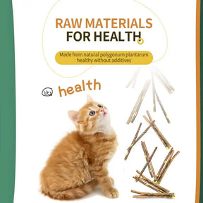 5 Sticks/bag Cat Chews Products All Natural Catnip Sticks Teeth Cleaning Cat Sticks Wood Tengo Molar Sticks For Cats Of All Ages