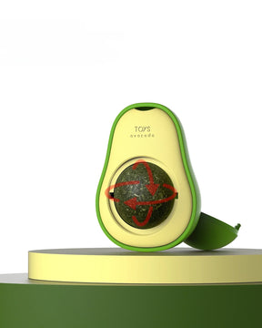 Avocado Catnip Wall Ball Cat Magic Mint Ball Edible Licking Balls Snack Healthy Rotatable Treats Toys Accessories Wholesale